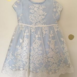 Pippa & Julie Blue Lace Dress 24 mos